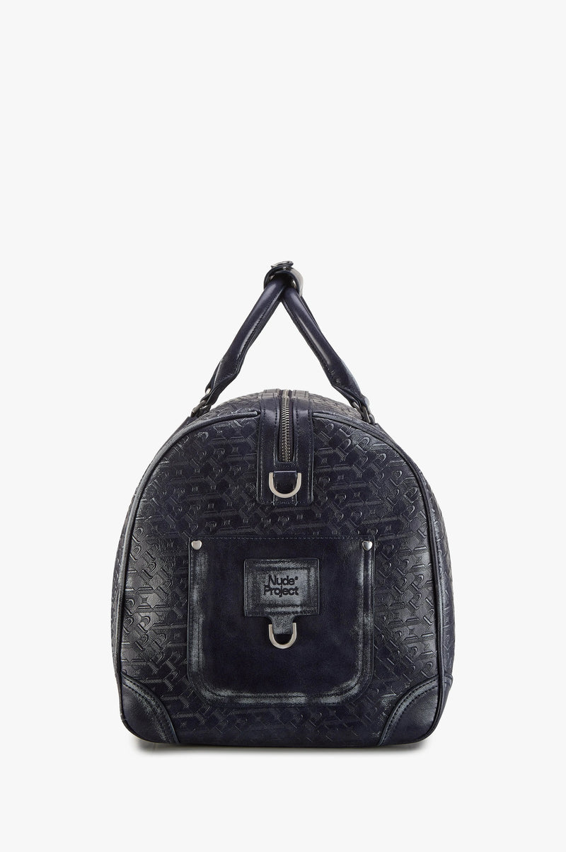 Metal Barrel Bag Navy
