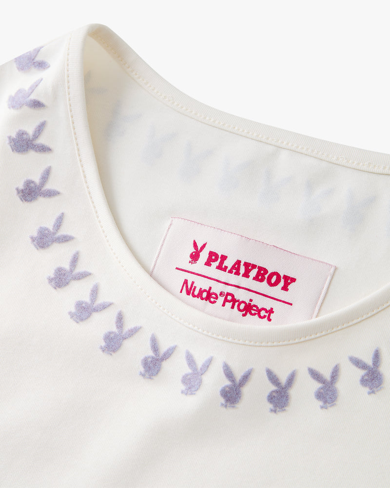 Baby Tee Amber Blanco