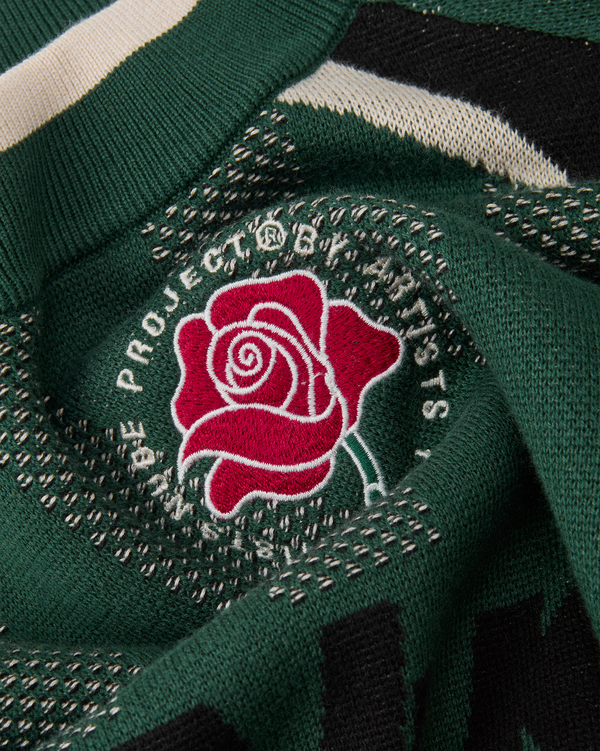 Grass Football Knit Sweater Green