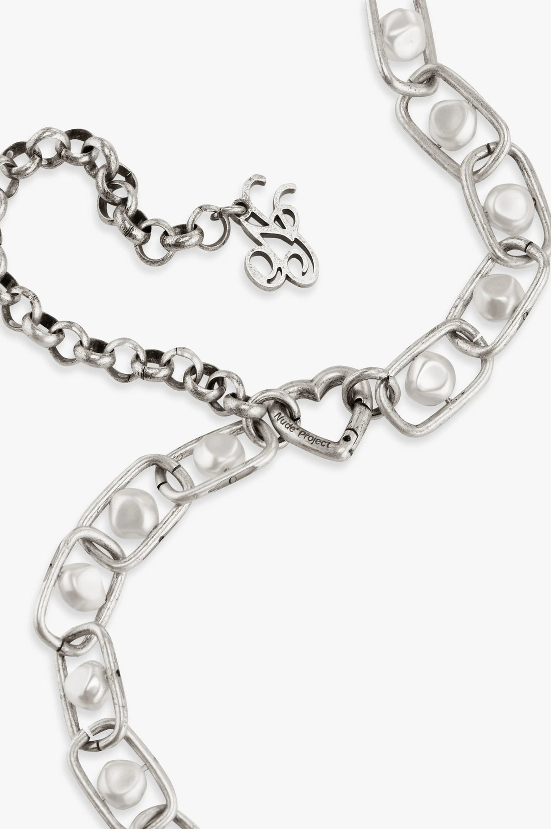 Chain Pearl Necklace