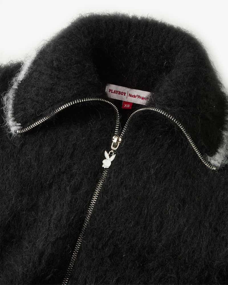 Jersey Mansion Zip-Up Negro