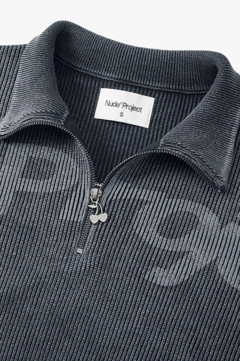 Beast Quarter-Zip Knit Ash