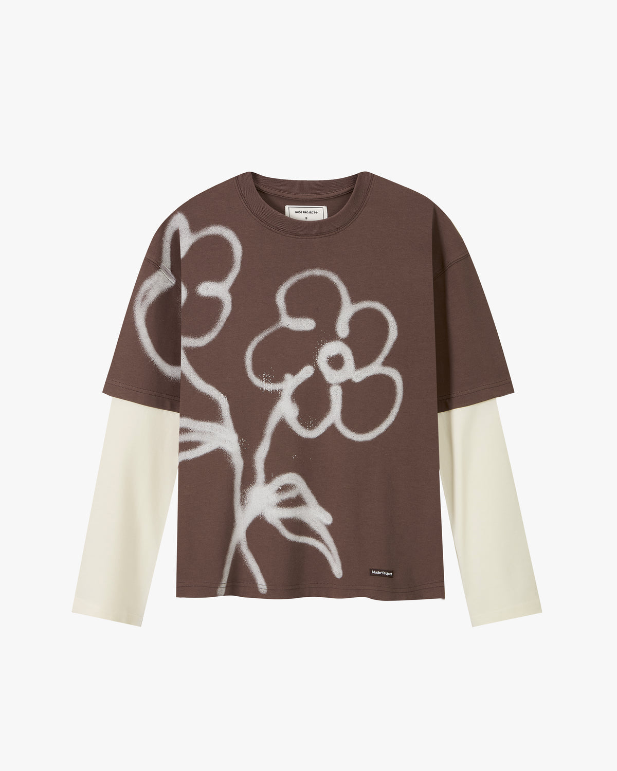 Hanami Long-Sleeve Tee Brown