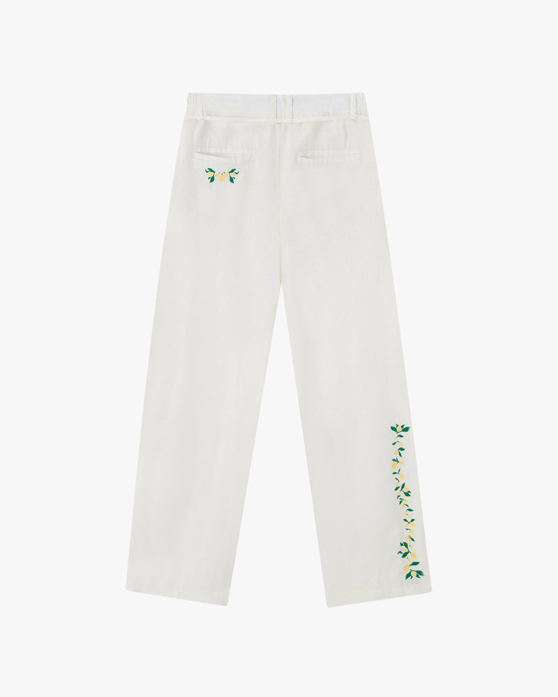 Kimchi Linen Pants White