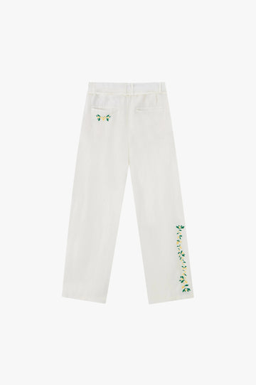 Kimchi Linen Pants White