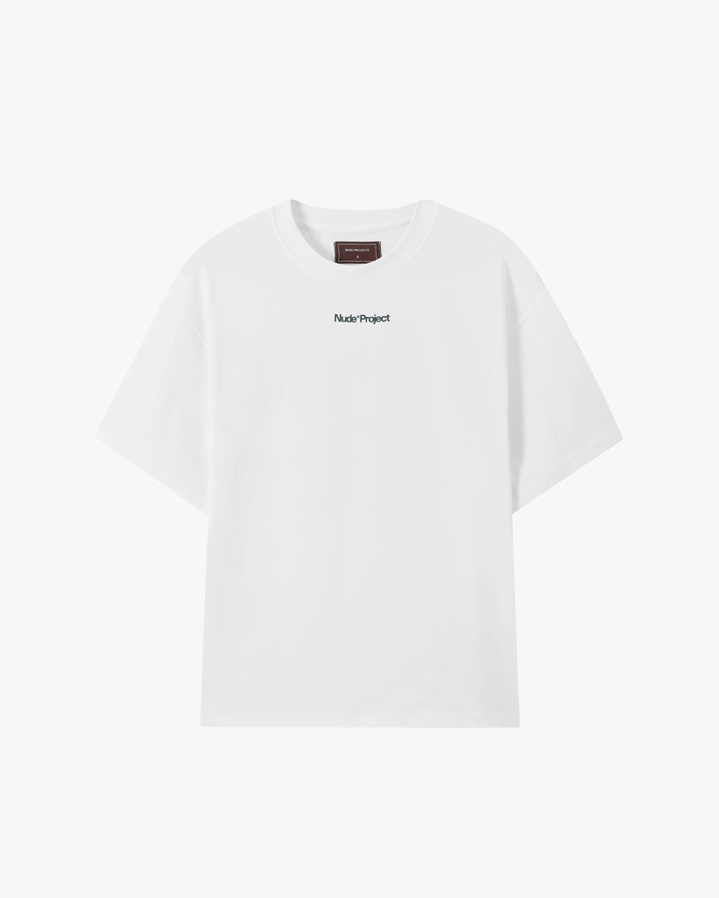 Play With Logo Tee White