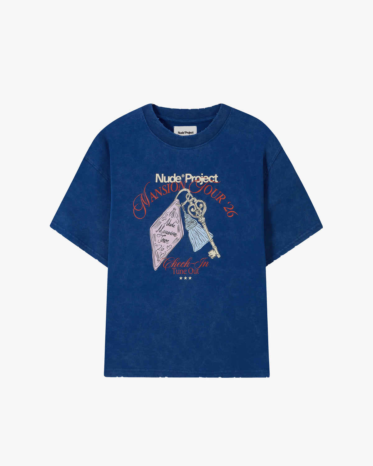 Mansion Key Tee Navy