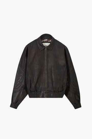 Iconic Leather Jacket Brown