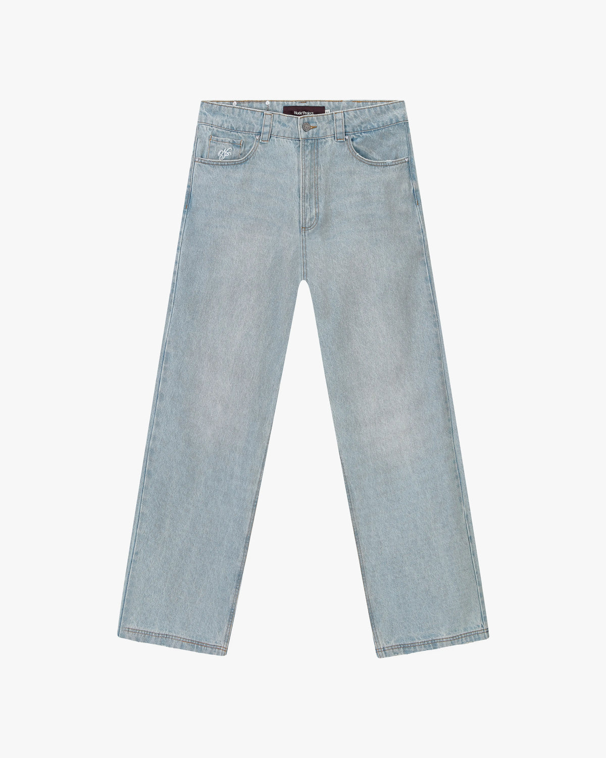Basic Straight Jeans Light Blue