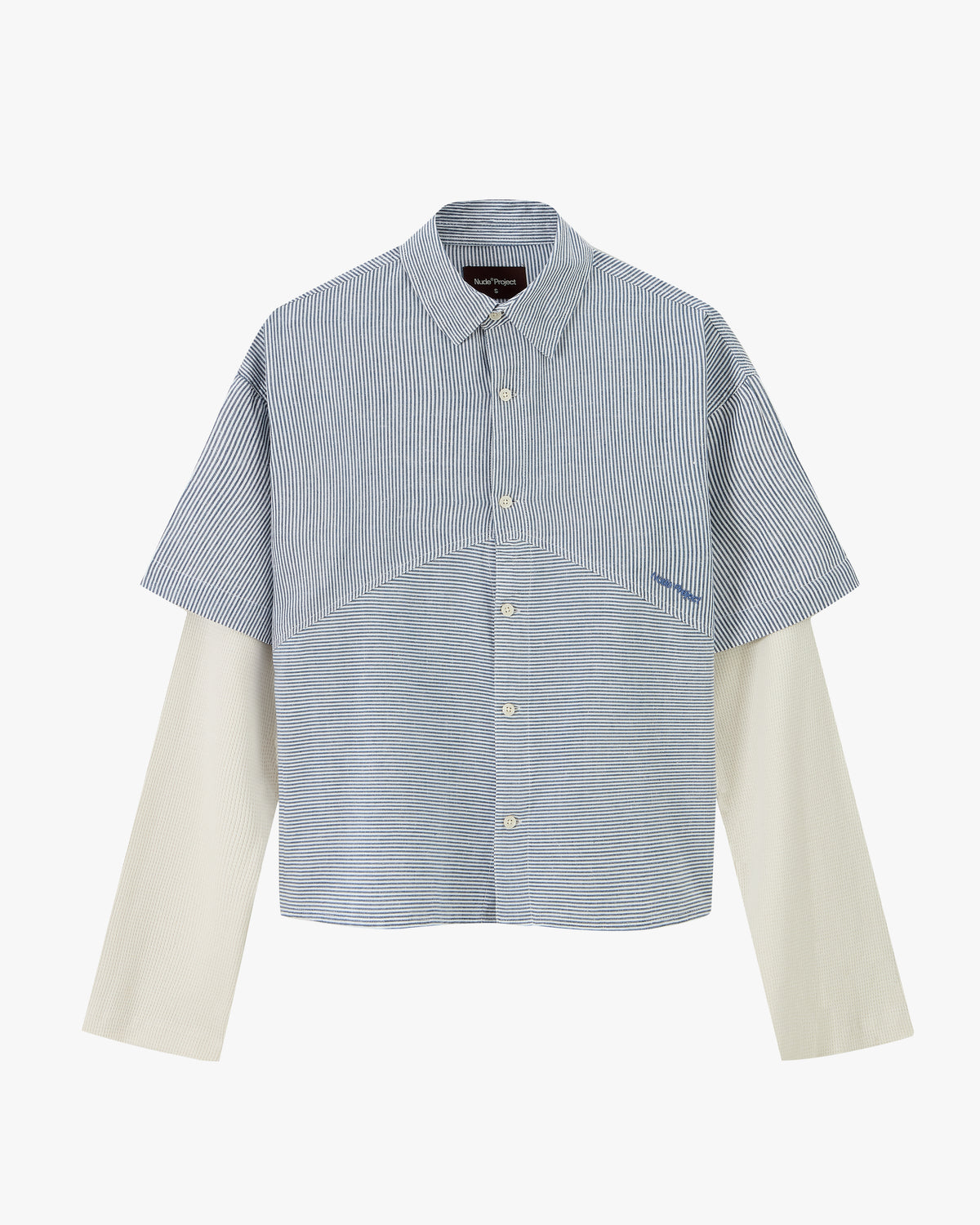 Palier Double Sleeve Shirt Blue
