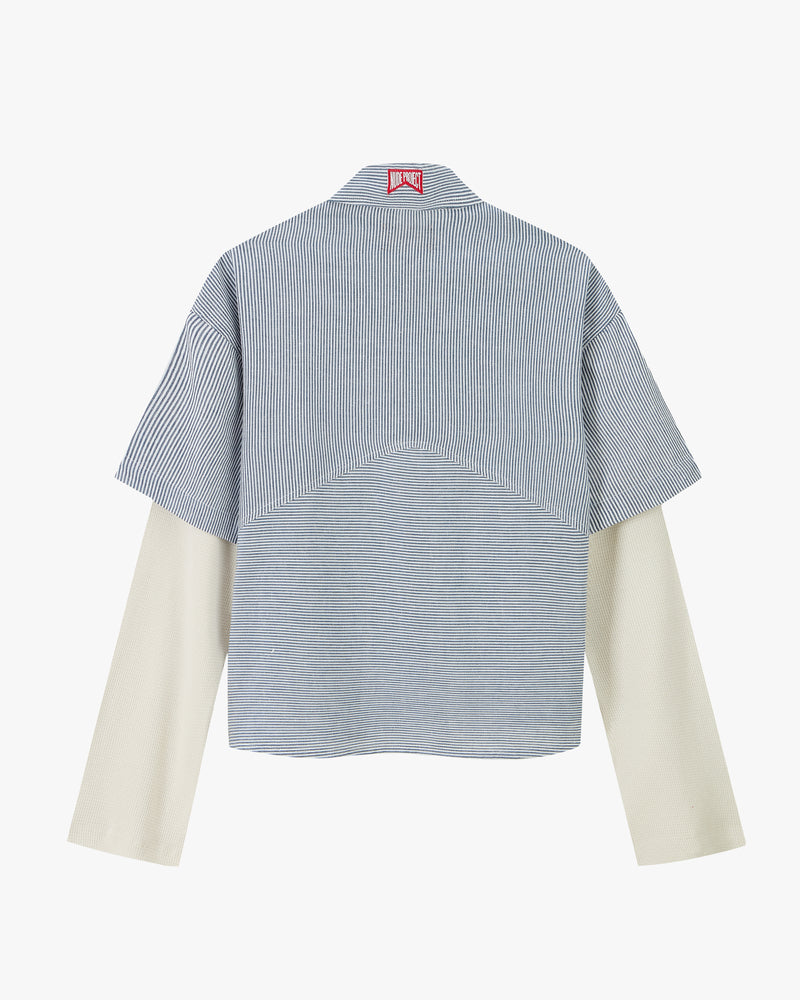 Palier Double Sleeve Shirt Blue