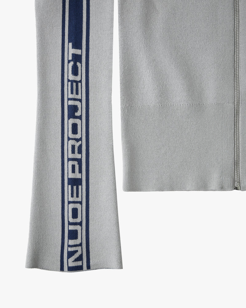 Katana Knit Zip-Up Grey