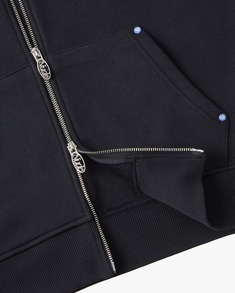 Beast Zip-up Hoodie Black/Blue