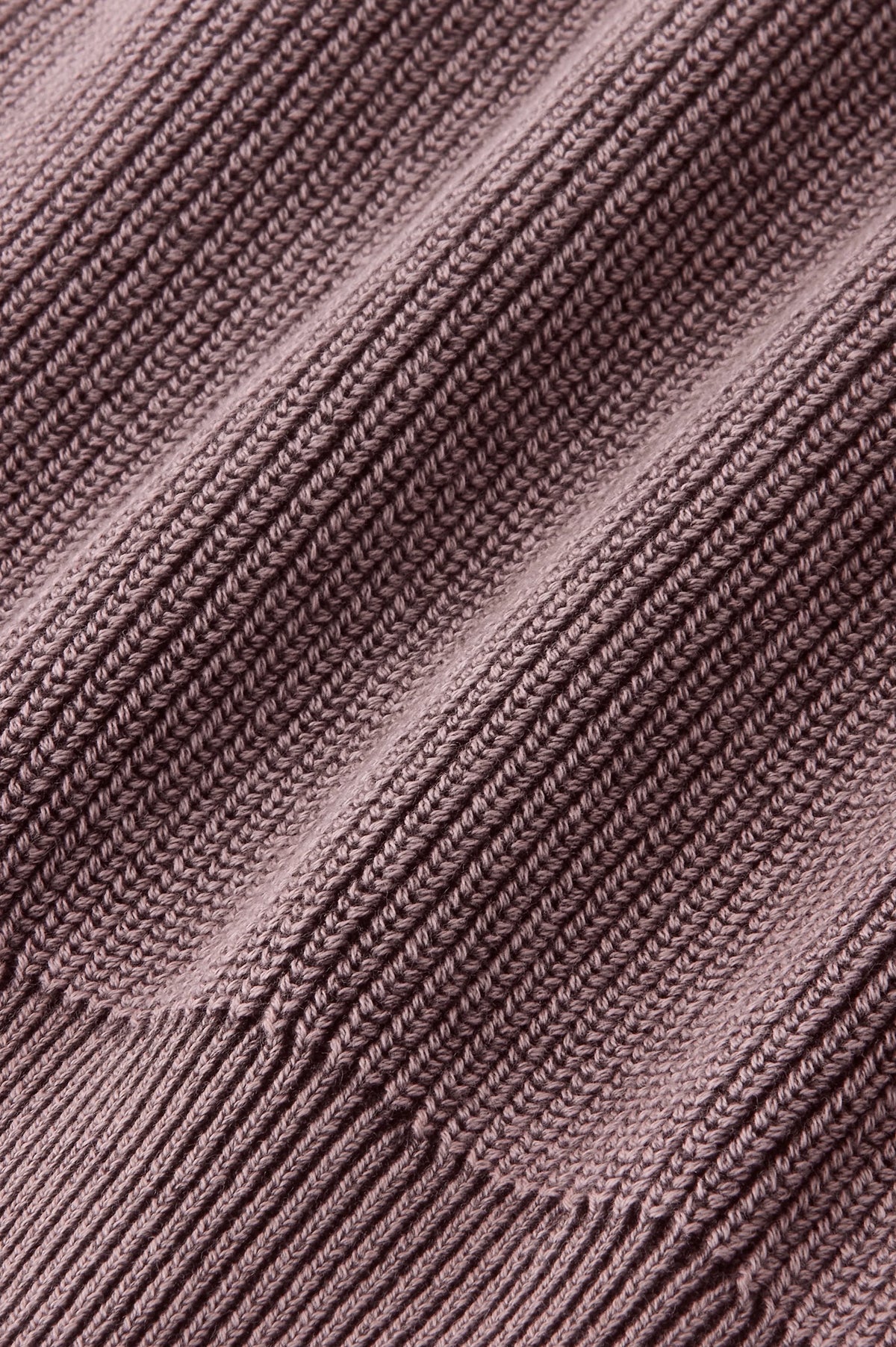 Shady Knit Zip-Up Cardigan Brown