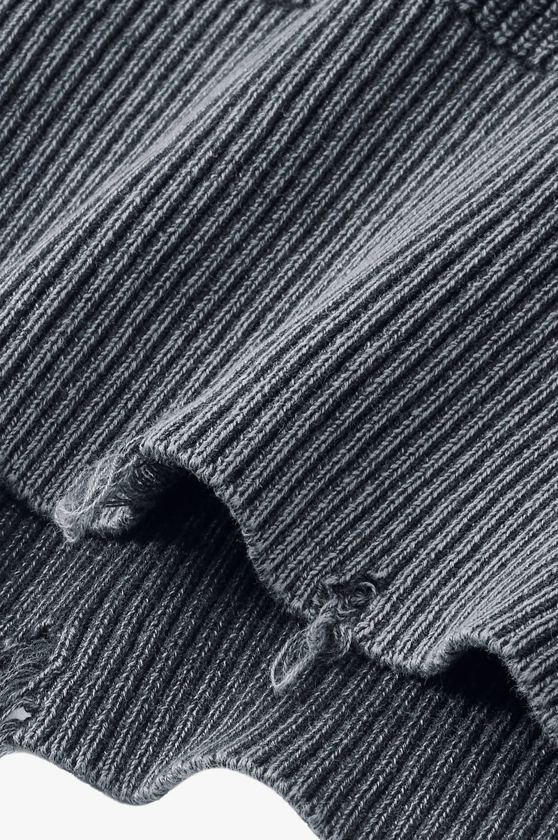 Beast Quarter-Zip Knit Ash
