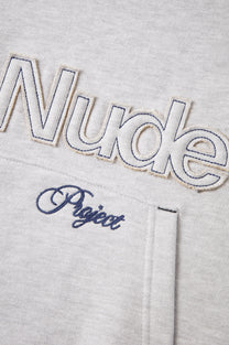 Biggie Hoodie Grey Melange