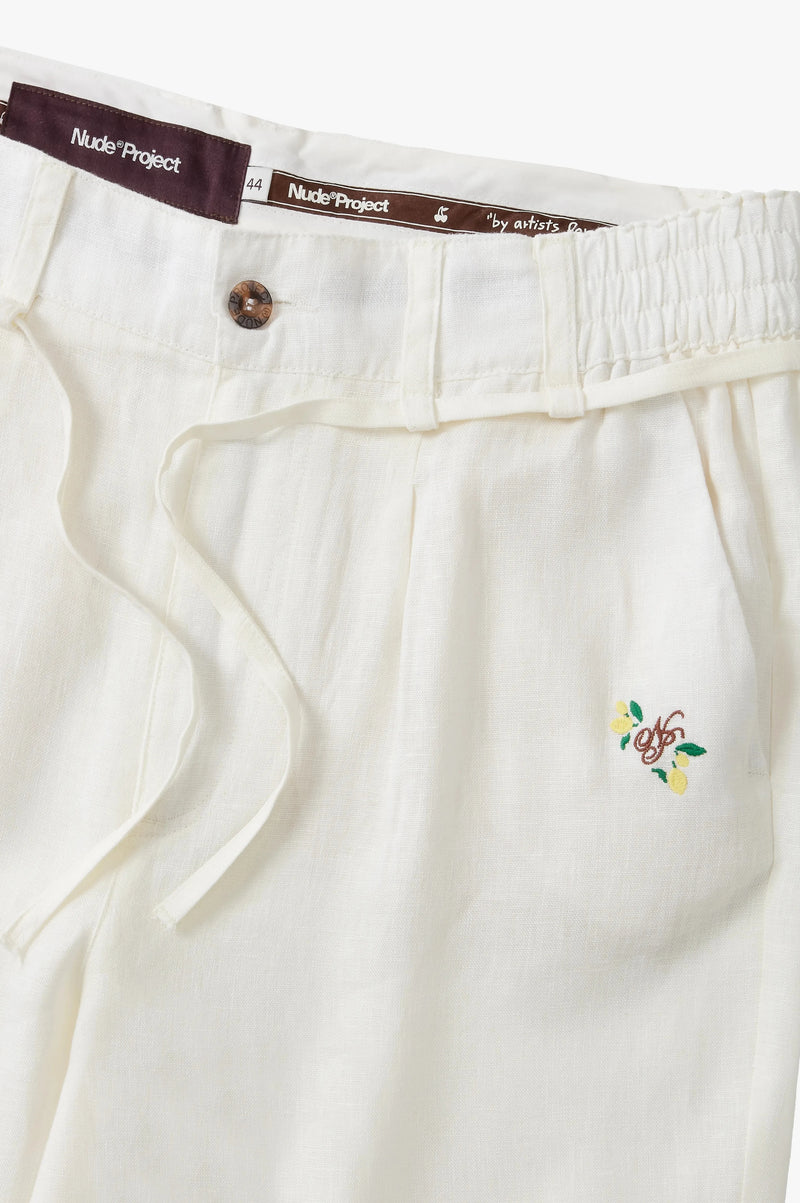 Kimchi Linen Pants White