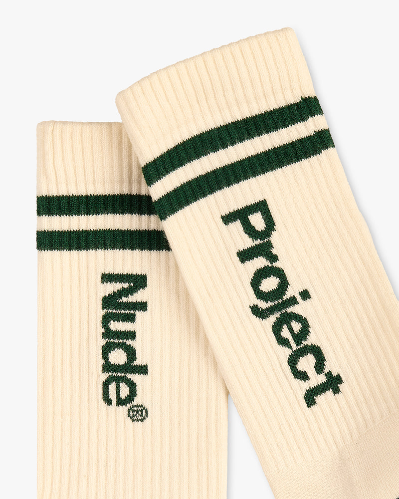 Game Socks Green/Marshmallow