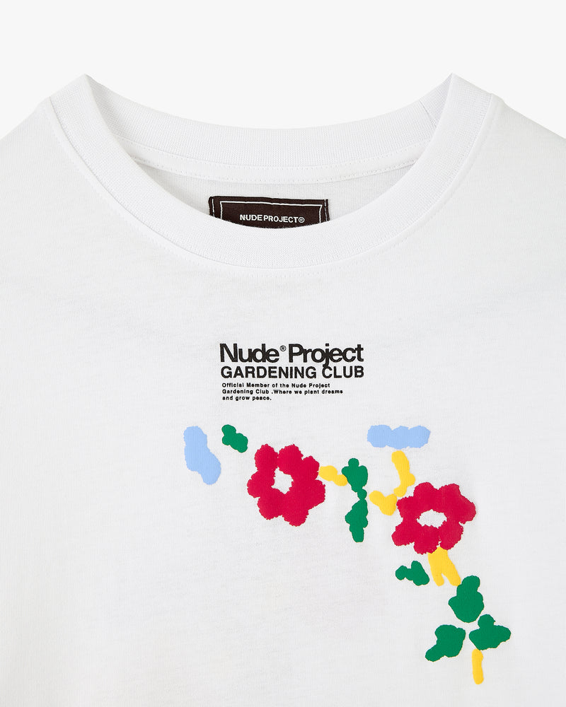 Camiseta Manga Larga Flower Stripe