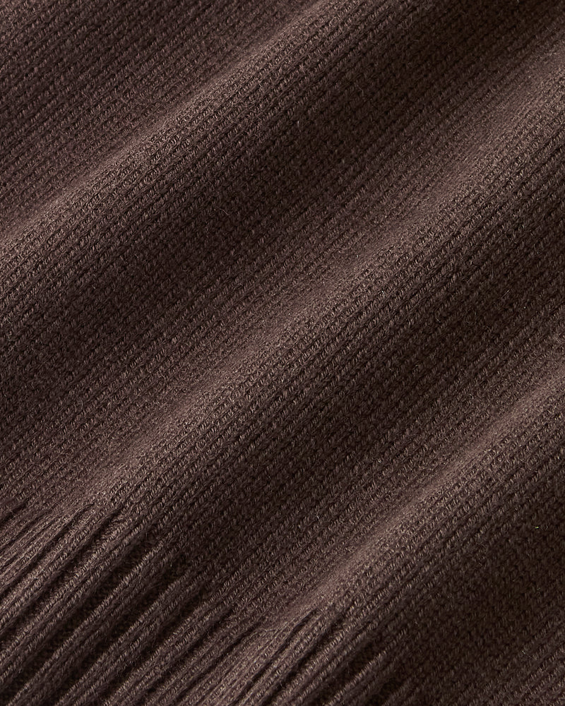 Cherry Logo Knit Sweater Brown