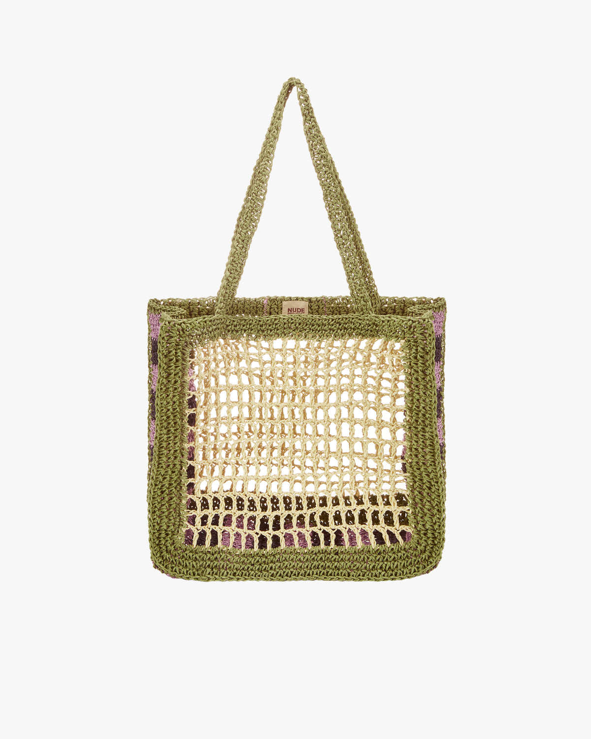 SPICE BAG SHOPPER GREEN/MARSHMALLOW