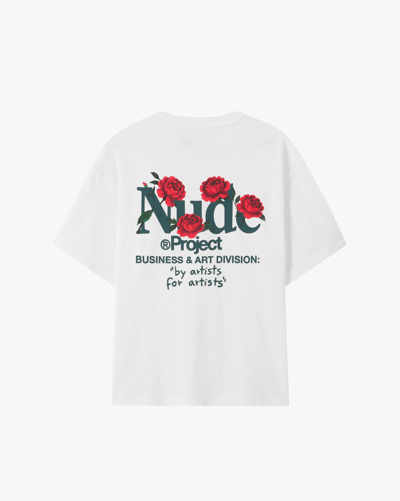 Play With Logo Tee White