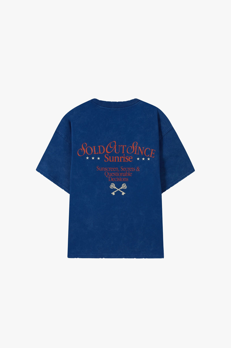 Mansion Key Tee Navy