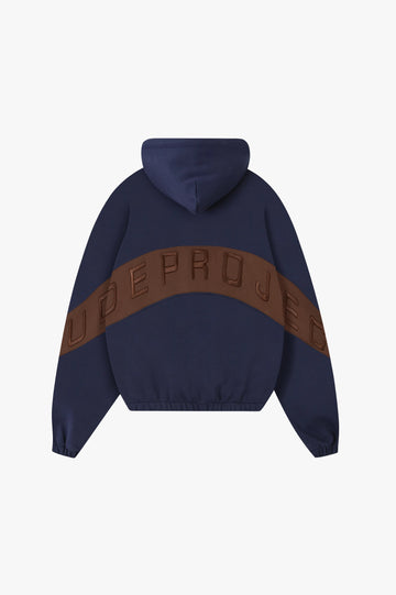 C-suite Zip-Up Hoodie Navy