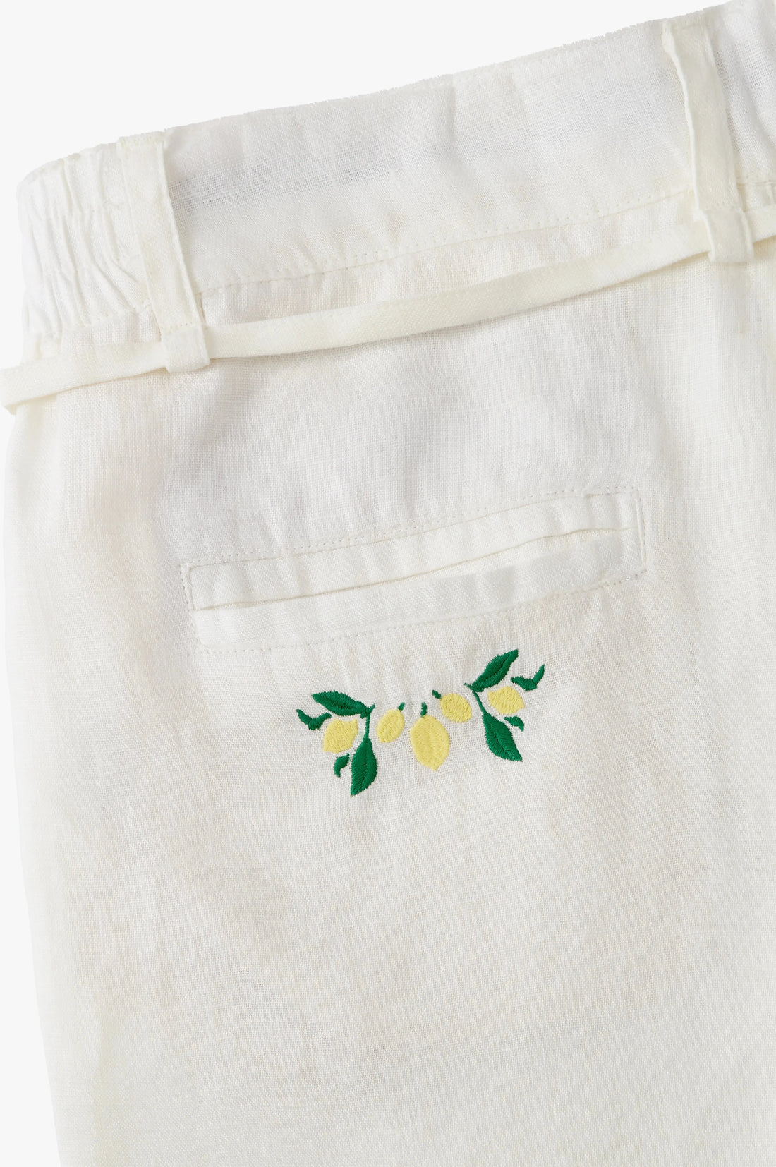 Kimchi Linen Pants White