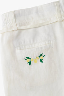 Kimchi Linen Pants White