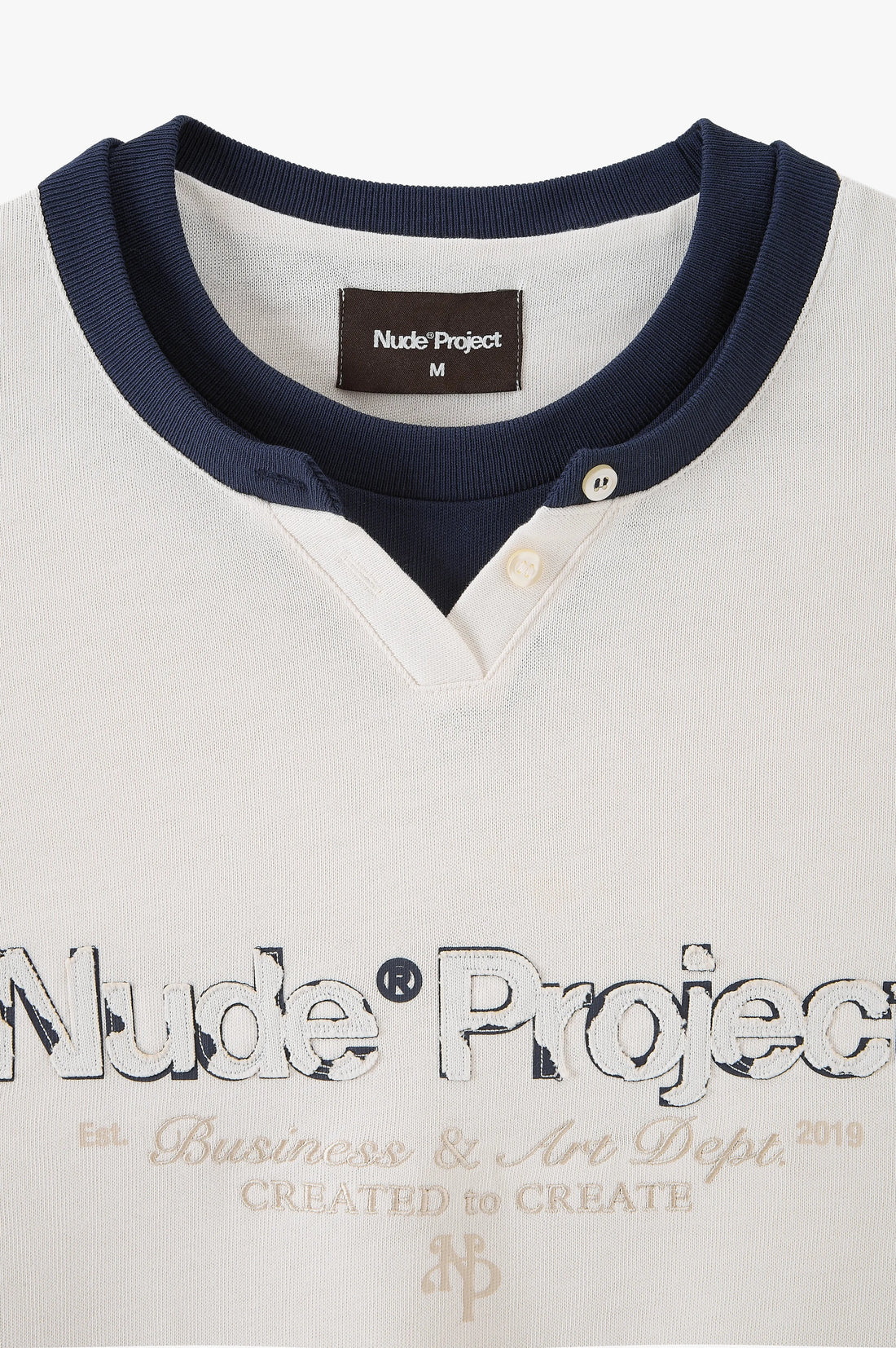 Double Neck Long-Sleeve Tee