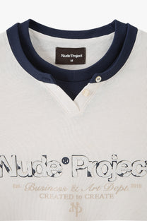 Double Neck Long-Sleeve Tee