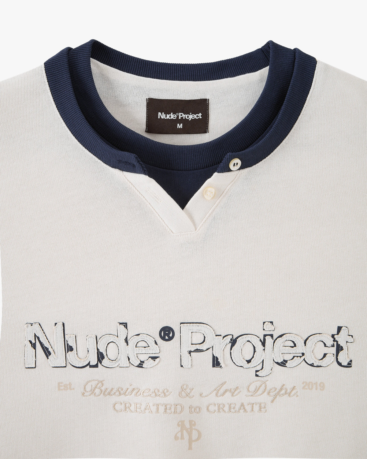 Double Neck Long-Sleeve Tee