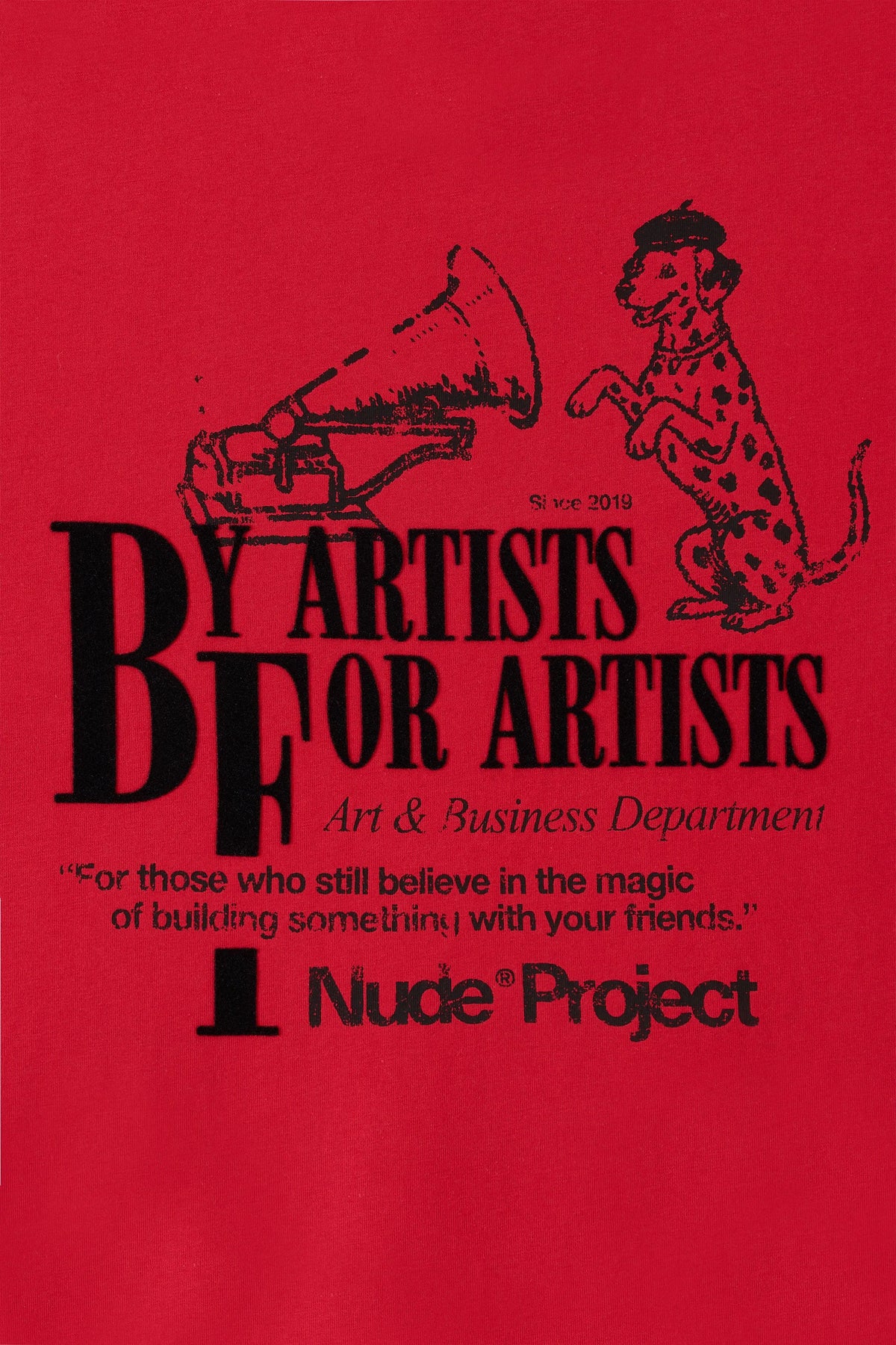 Art & Business Tee Red
