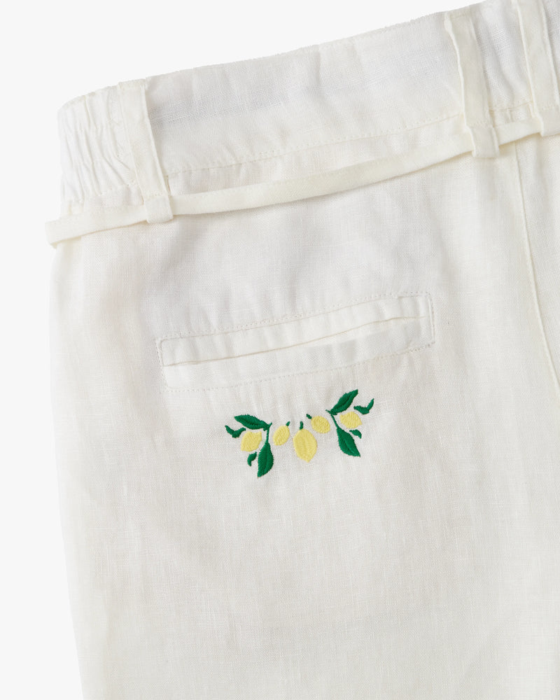 Kimchi Linen Pants White