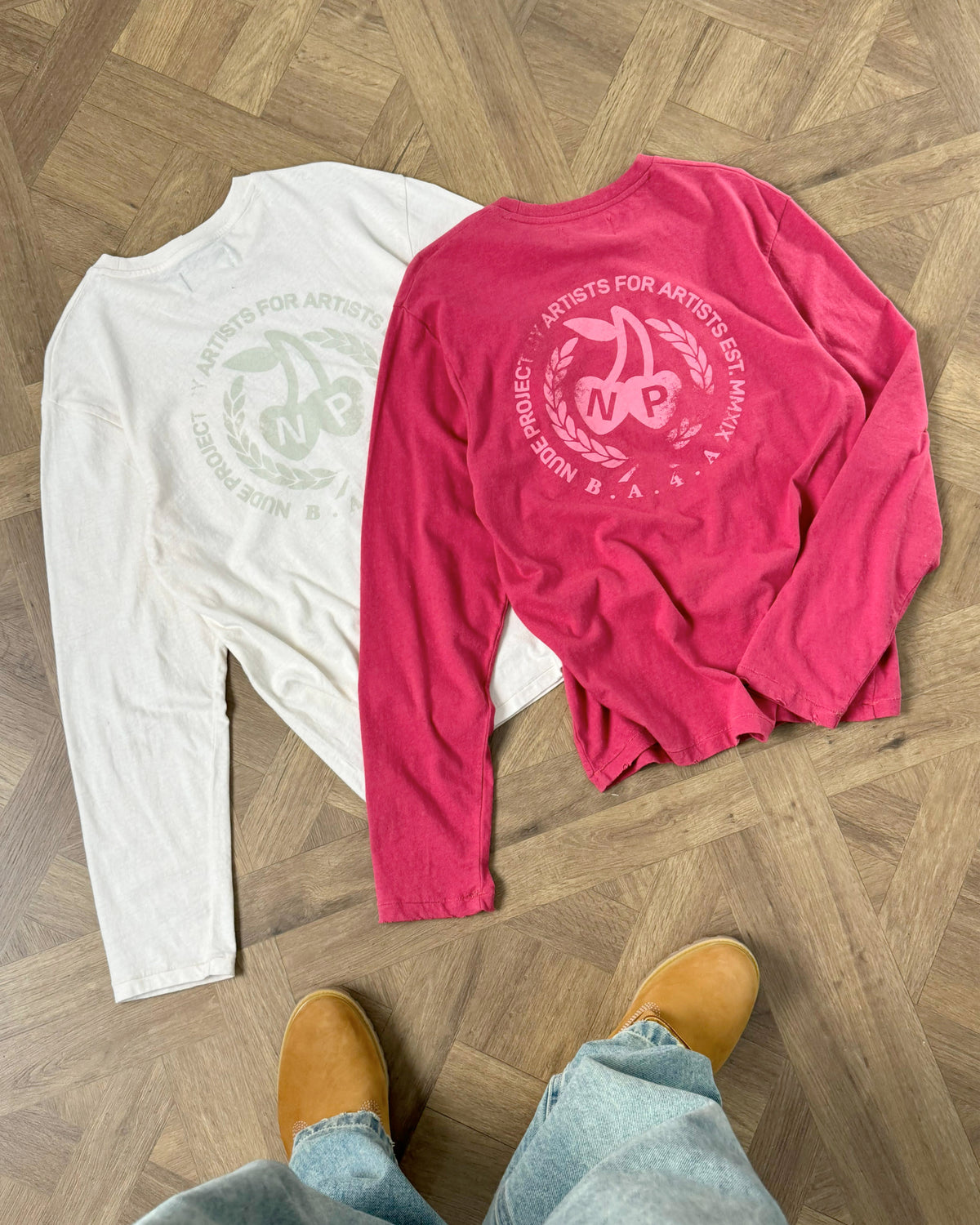 Camiseta Manga Larga Cerise Frambuesa