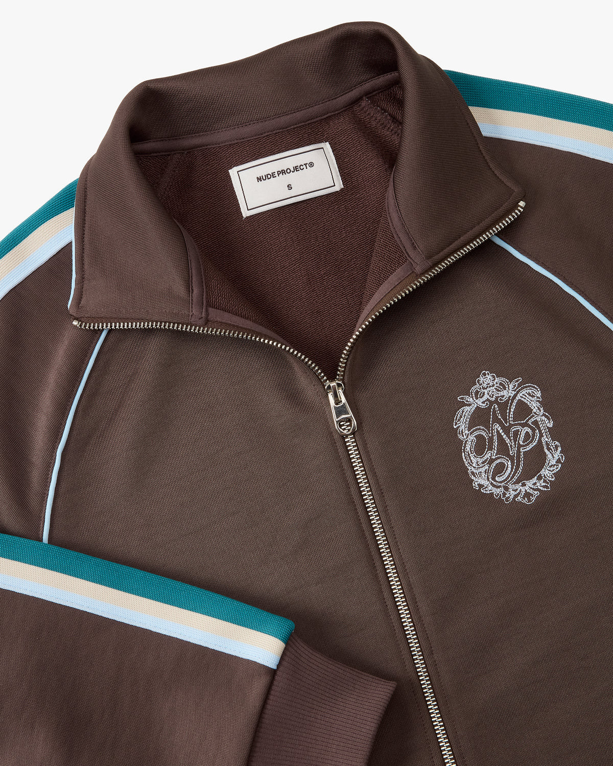 Asphalt Zip-Up Jacket Brown