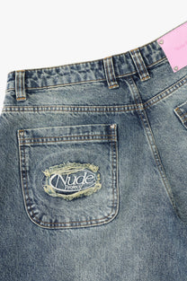 Old Baggy Jeans Acid Dirty Wash