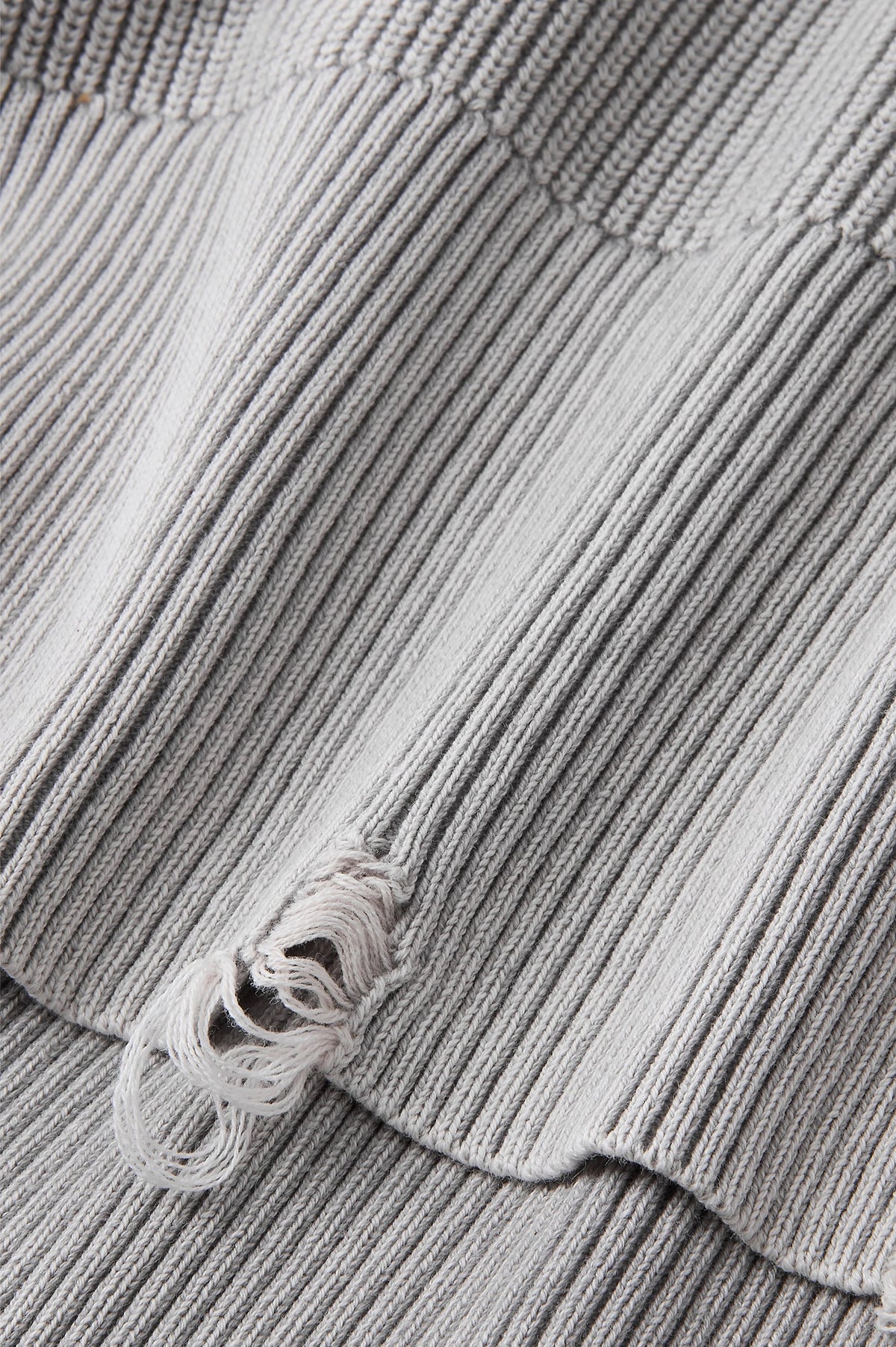 Beast Quarter-Zip Knit Grey