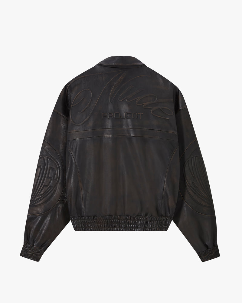 Iconic Leather Jacket Brown