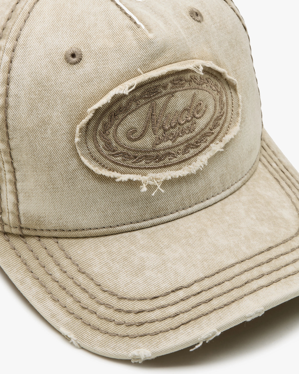 Laurel Denim Cap Beige