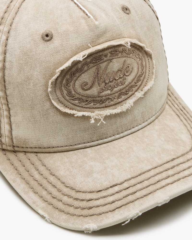 Laurel Denim Cap Beige