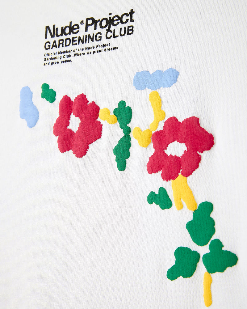 Camiseta Manga Larga Flower Stripe