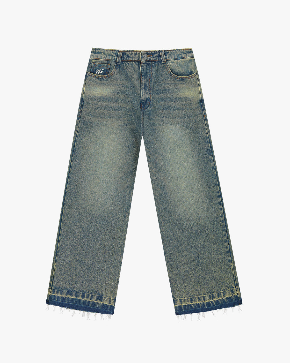 Old Baggy Jeans Light Indigo Dirty Wash