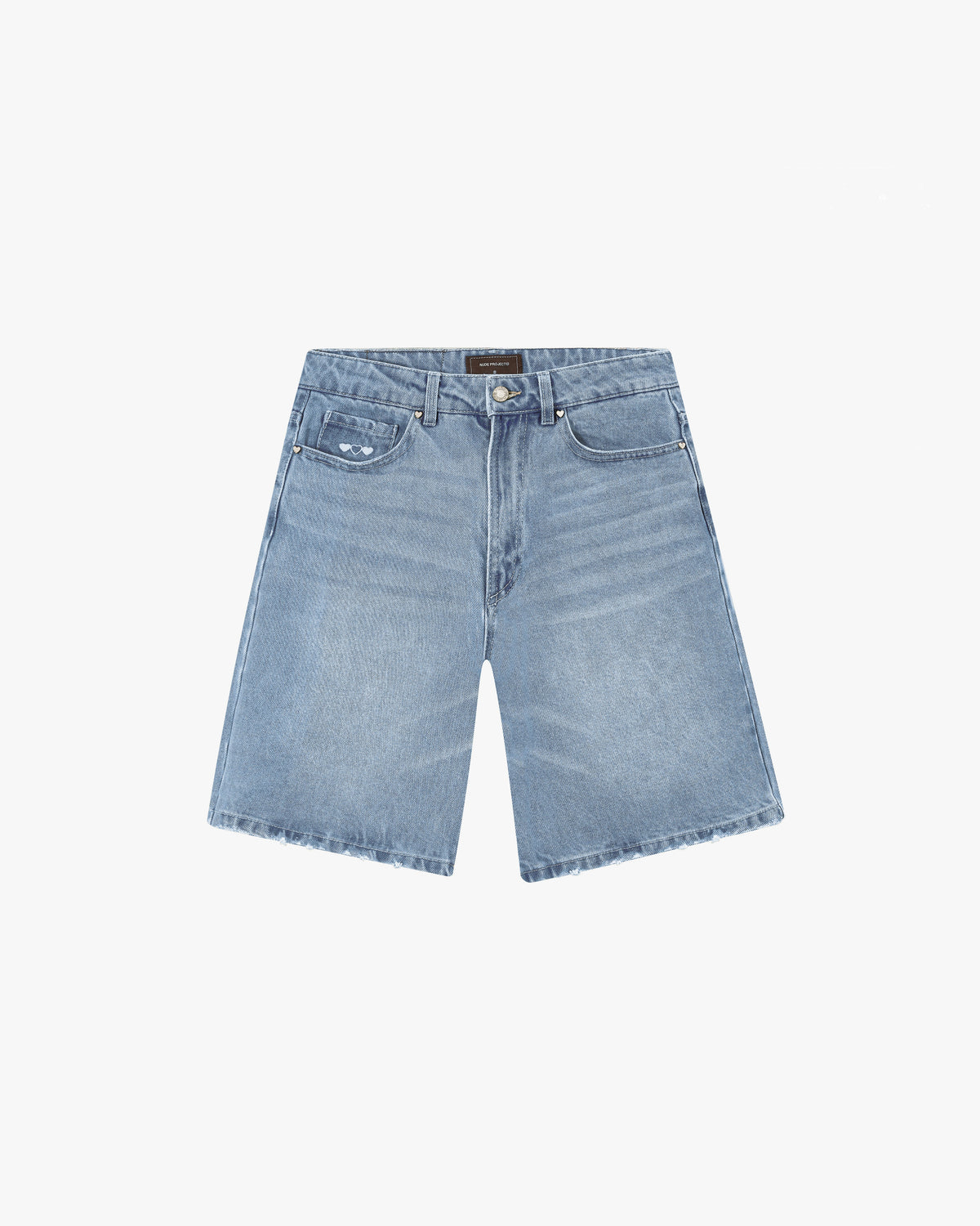 Basic Denim Shorts Blue