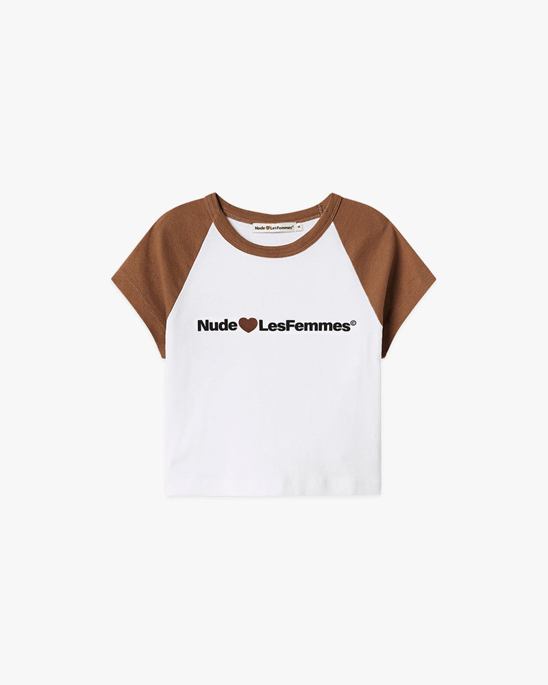 AIME LES FEMMES TEE BROWN