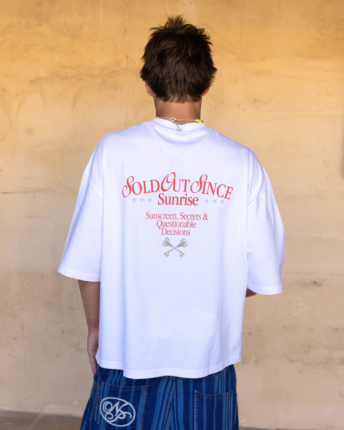 Mansion Key Tee White
