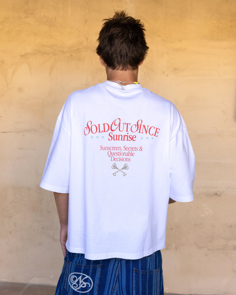 Mansion Key Tee White