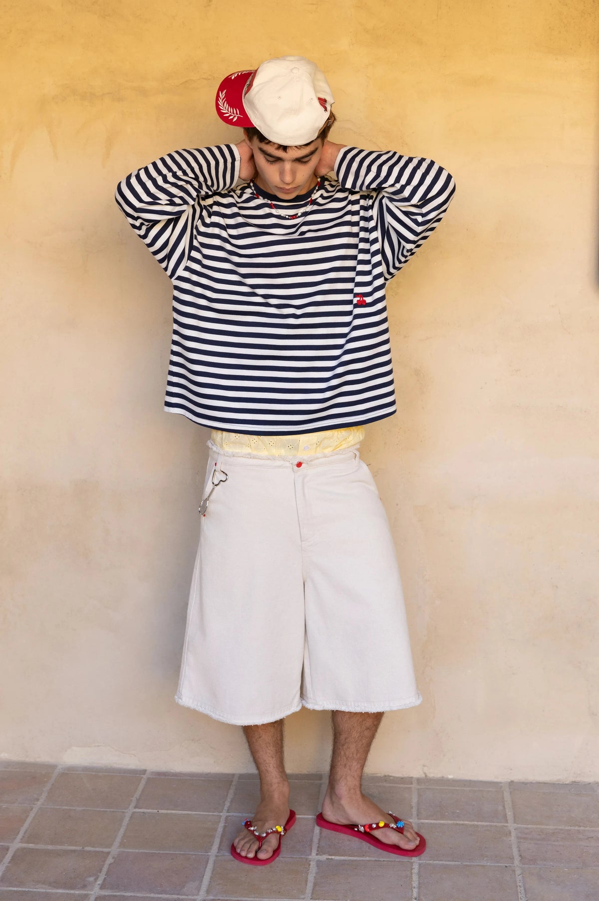 Cherry Crew Raw Denim Jorts