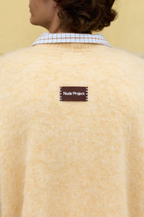 Alpaca Knit Sweater Yellow